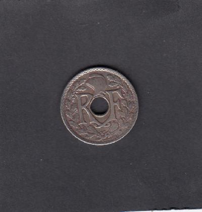 Beschrijving: 25 Centimes HOLE